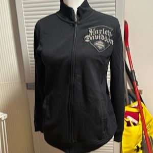 Beaded Women’s Harley zipper sweat shirt